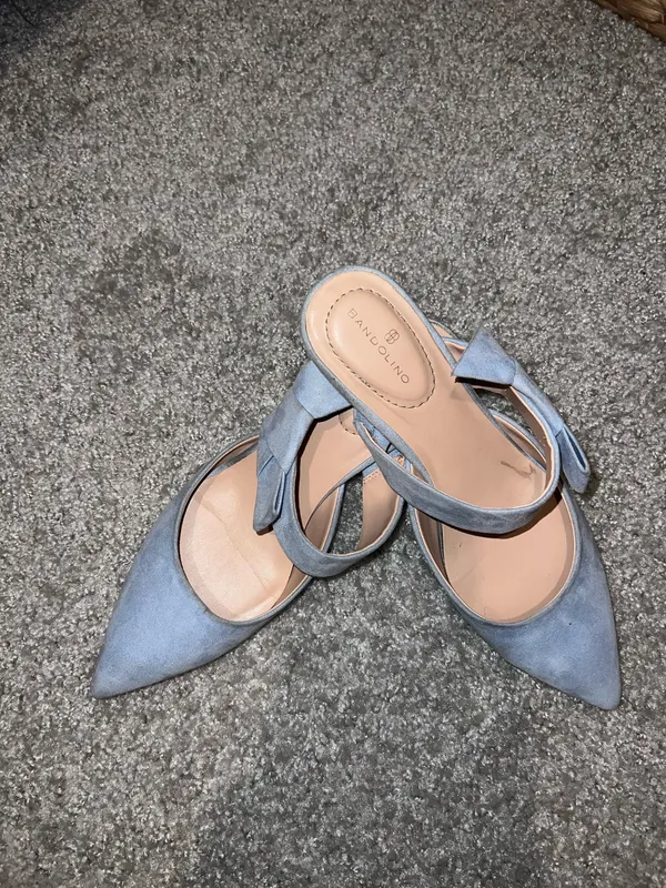 Blue Kitten Heels Size 8 - Image 4