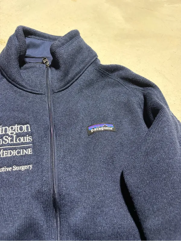 Patagonia Navy Blue better sweater Full-Zip Jacket large LOGO - Image 5