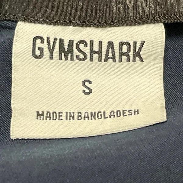 Gymshark Apollo Women's Blue Long Sleeves Logo Print Crew Neck Tee T-shirt Top S - Image 4