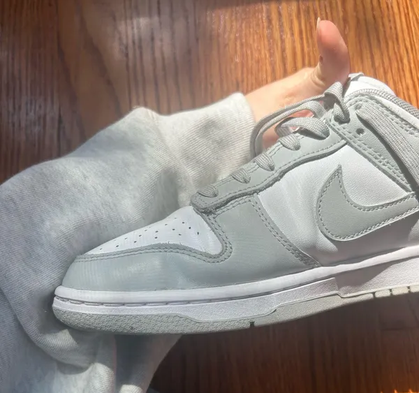 Grey Nike Dunk Fog Low - Image 2