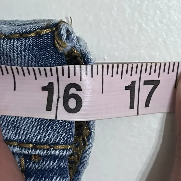 True Religion Women's Becca Mid Rise Bootcut Jean Size‎ 31 Western 90's Y2K - Image 4