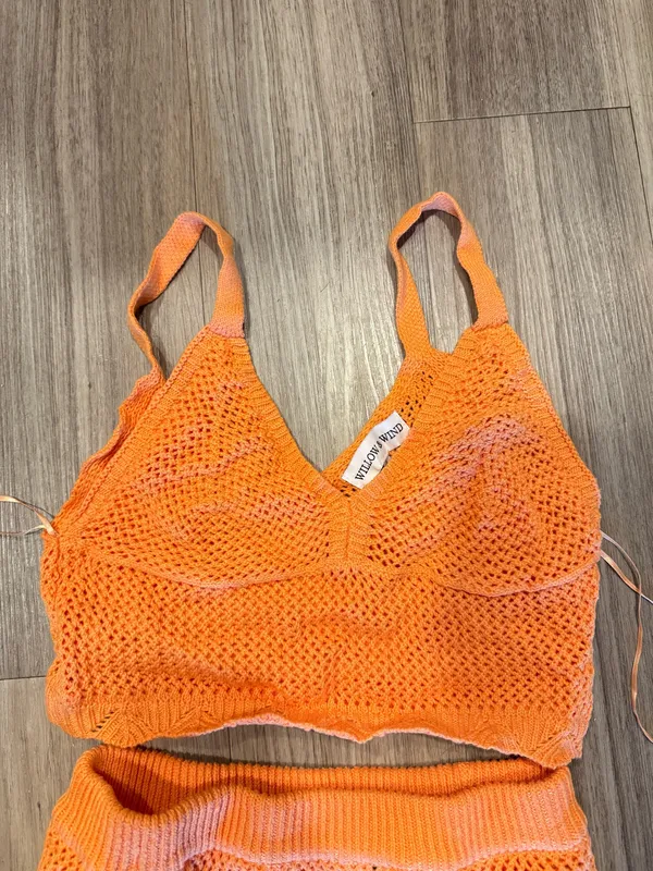Crochet orange set - Image 2