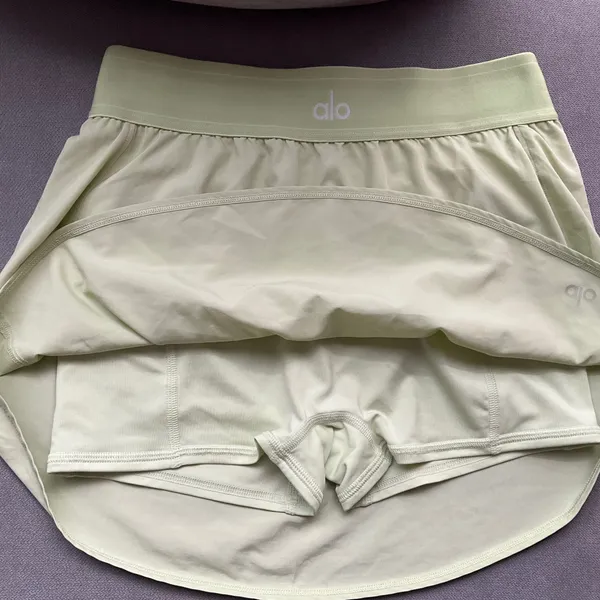 Alo Yoga Match Point Tennis Skirt Iced Green Tea S - Image 5