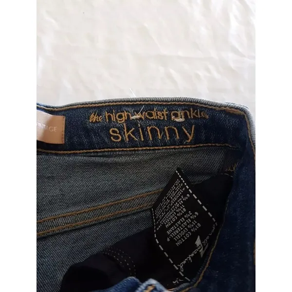 7 For All Mankind Jeans High-Waisted Ankle Skinny 24 - Image 8