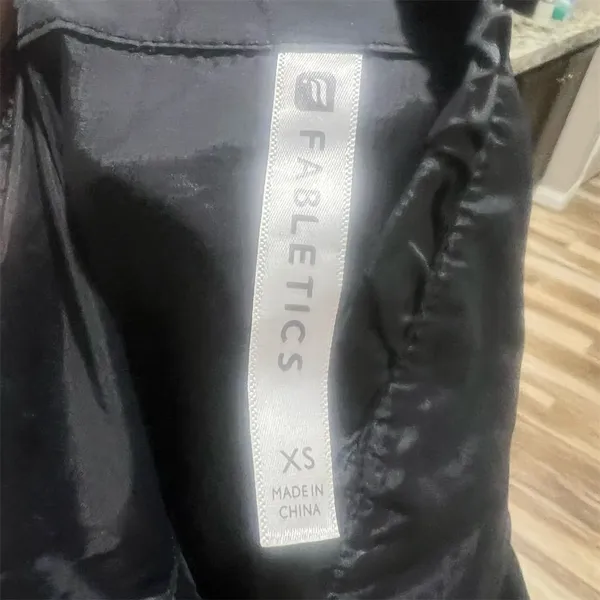 Fabletics Women's XS Black Windbreaker Jacket Lightweight Activewear, - Image 8