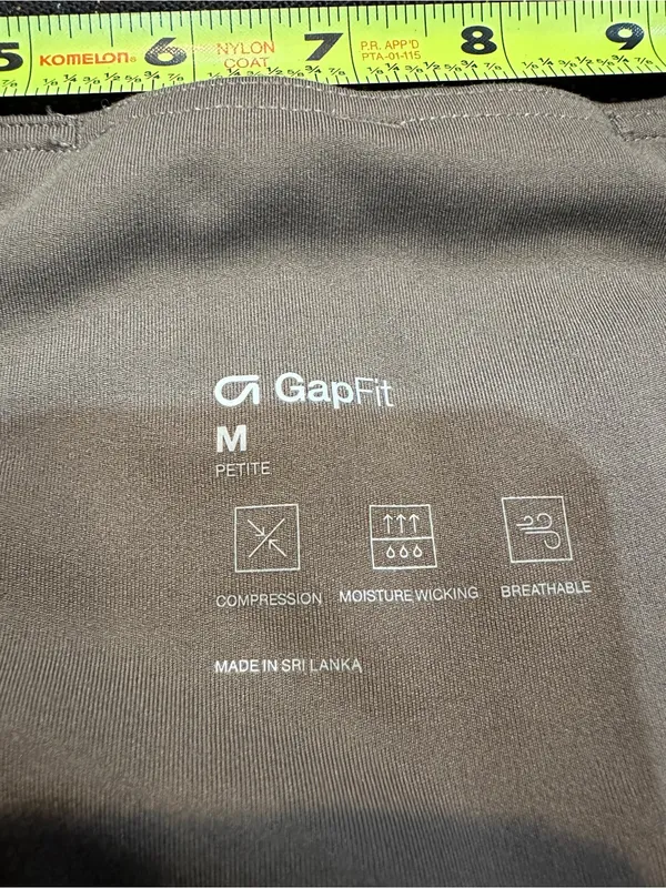 GAP Taupe Boot Cut & Flare Active Leggings - Image 6