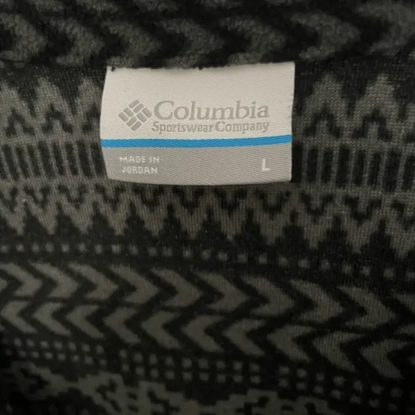 Columbia‎ Patterned Fleece Quarter Zip Pullover - Image 3