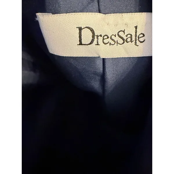 DressSale Navy Blue Chiffon Beaded Formal Evening Gown Estimated 14/16 - Image 12