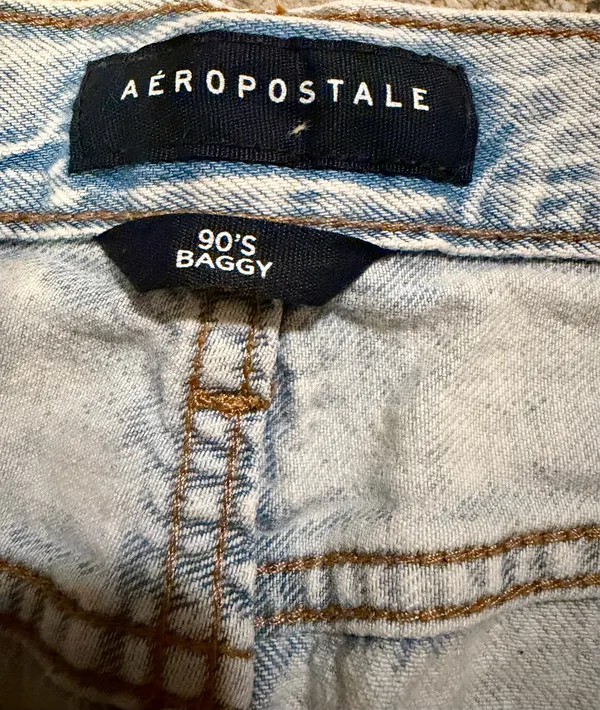 Aeropostale Jeans 90s Baggy Light Wash 0 - Image 6