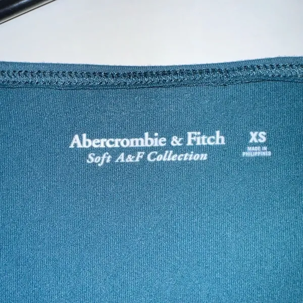 Abercrombie & Fitch green soft A&F collection long sleeve bodysuit size XS - Image 4