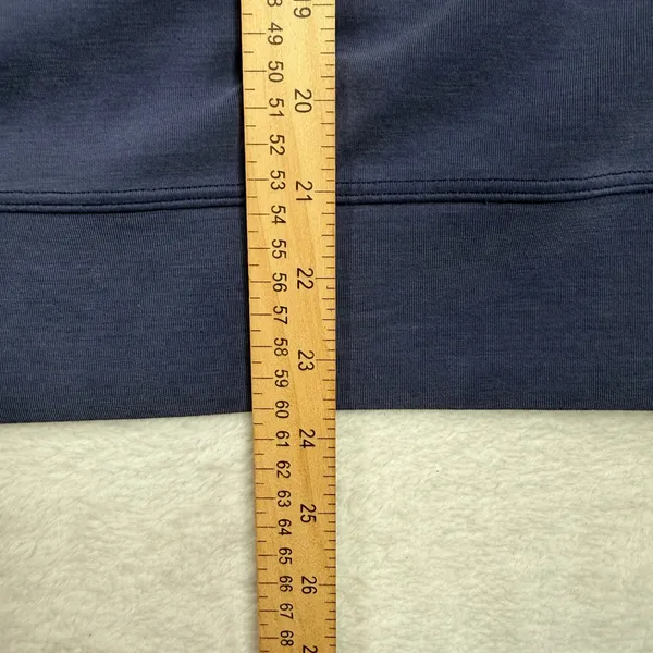 Lululemon XL Perfectly Oversized Cropped Crew Softstreme Night Sea Sweatshirt - Image 9