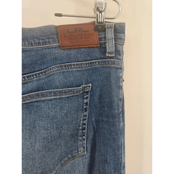 Lauren Ralph Lauren Jeans Womens 14‎ Classic Straight Blue Medium Wash EUC - Image 3