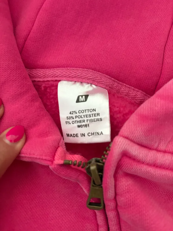 Oversized zip up Pink Size M - Image 2