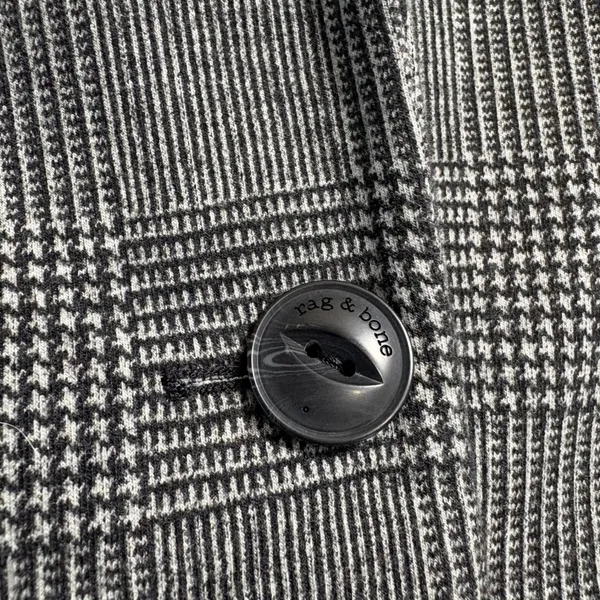 Rag & Bone Glen Plaid Blazer Parisian Workwear Office Core Capsule Wardrobe Sz 8 - Image 6