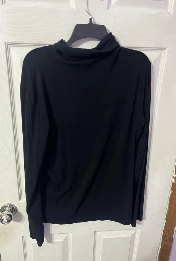 Black Turtle Neck Sweater Size XL - Image 2