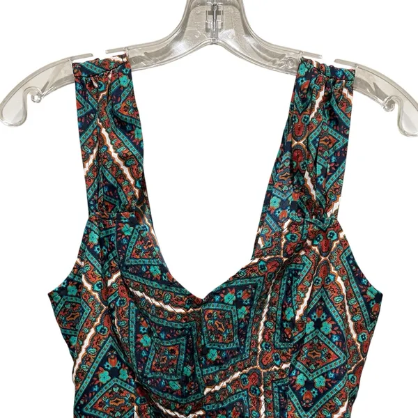 Band of Gypsies Aztec Print Back Tie Mini Dress Multicolor Women’s Size XL NWOT - Image 4