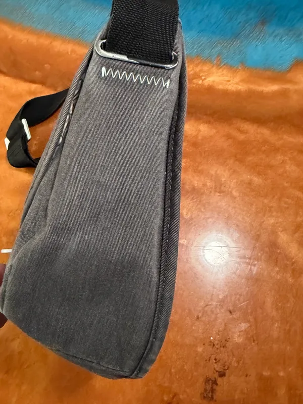 Sherpani Milli Crossbody Bag Gray Black Strap outdoor travel - Image 5