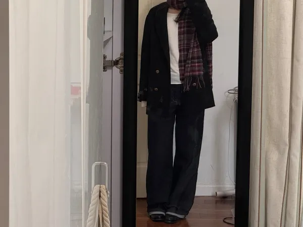 Wool coat Black Size M - Image 8