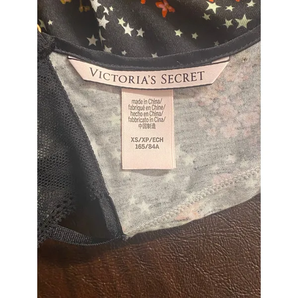 Victoria’s Secret XS Lingerie Slip Nightgown Lot of 2 Lace Floral Polka Dot - Image 6