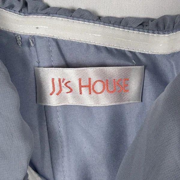 JJs House Homecoming Dress Womens 12 Dusty Blue‎ Formal Off Shoulder Gown NEW - Image 7