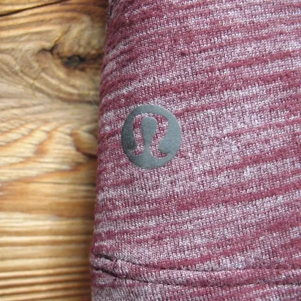 Lululemon &go Take-Off Long Sleeve Top Heathered Bordeaux Drama - Image 9