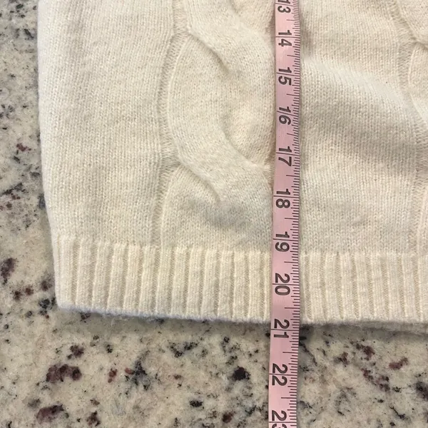 & Other Stories Sweater Womens XS Cream Scandi Cable Knit Wool Alpaca Blend - Image 6