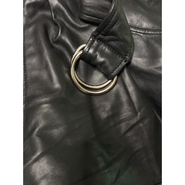 Marissa Webb Dixon Paper Bag Lamb's Leather Short size 2 - Image 7