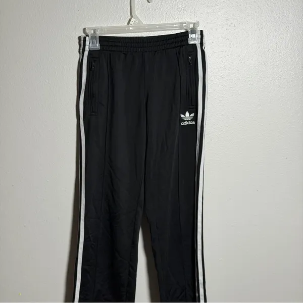 Adidas Women Athletic Black Track‎ Pants Adicolor Classic Sweatpants size XS - Image 2
