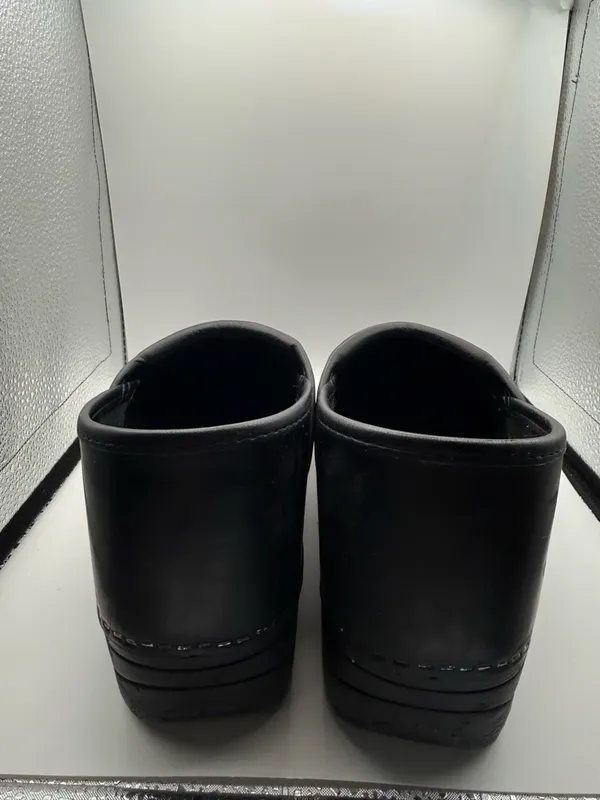 Dansko XP 2.0 Black Leather Clog Slip On‎ Comfort Work Nurse Slip Resistant 40 - Image 5