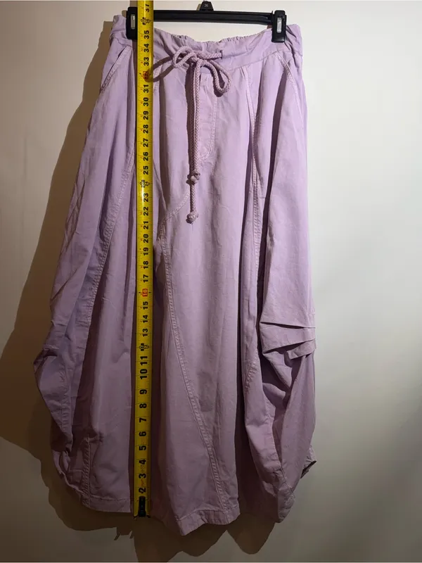 NWT Free People Willow Poplin Parachute Maxi Skirt in Pink Lavender Size S - Image 6