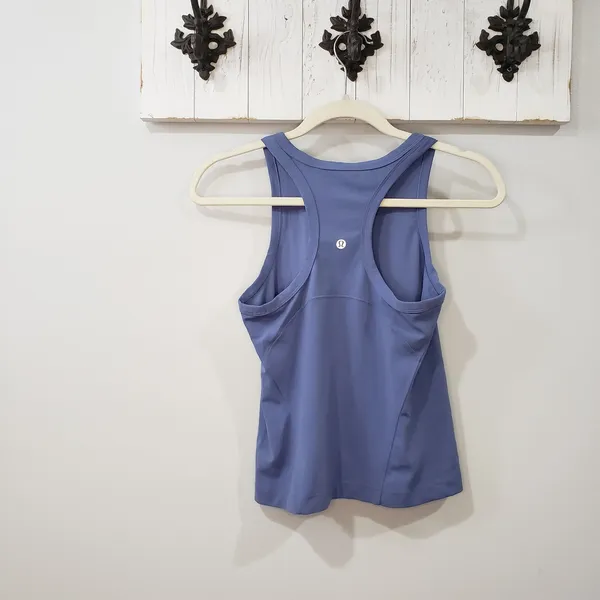 Lululemon Align Waist-Length Racerback Tank Blue - Image 2