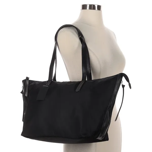 Botkier New York Bond Black Nylon Tote Bag Side Zippers Large New Tags - Image 3