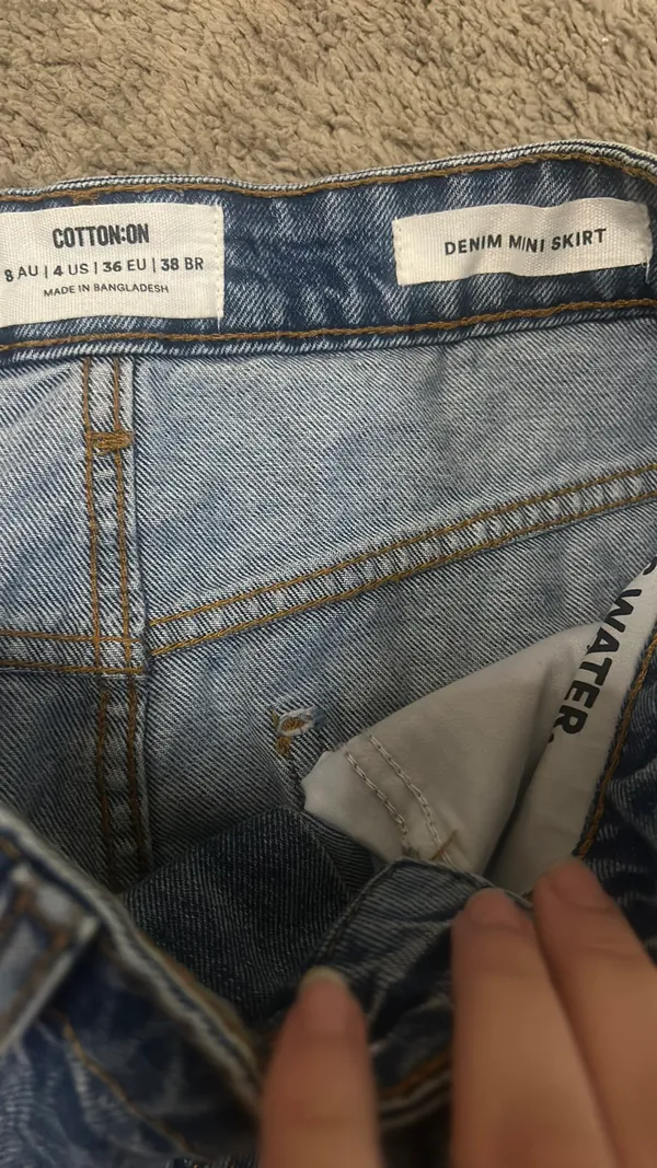 Cotton On Denim Mini Skirt - Image 5