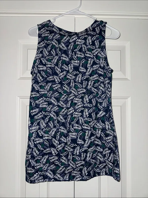 Yak & Yeti Sleeveless Top Blue - Image 4