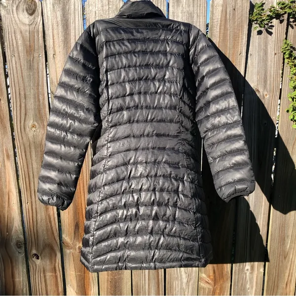 CB Sports Black Down Puffer Long Packable coat/Jacket S - Image 4