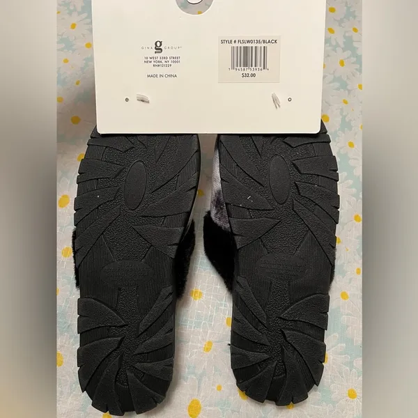 Memory Foam Slippers, Size: 6/7 - Image 3