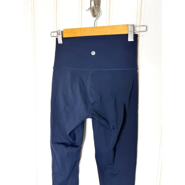 Lululemon Wunder Under High-Rise Tight True Navy Luxtreme Leggings Size 4 - Image 4