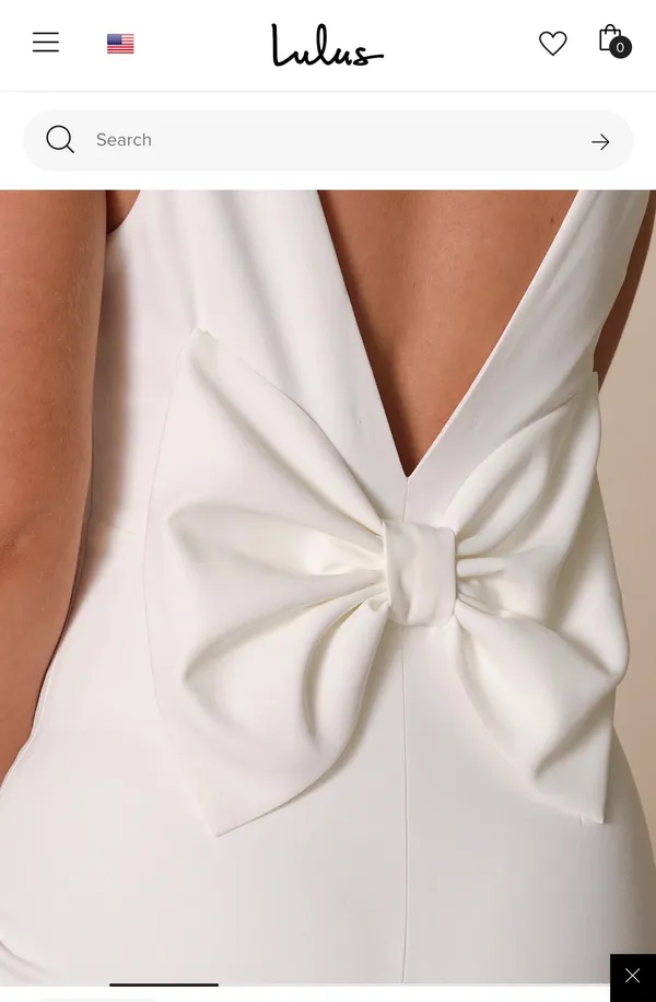 Lulus Blissfully Beaming White Sleeveless Bow Mini Dress - Image 3