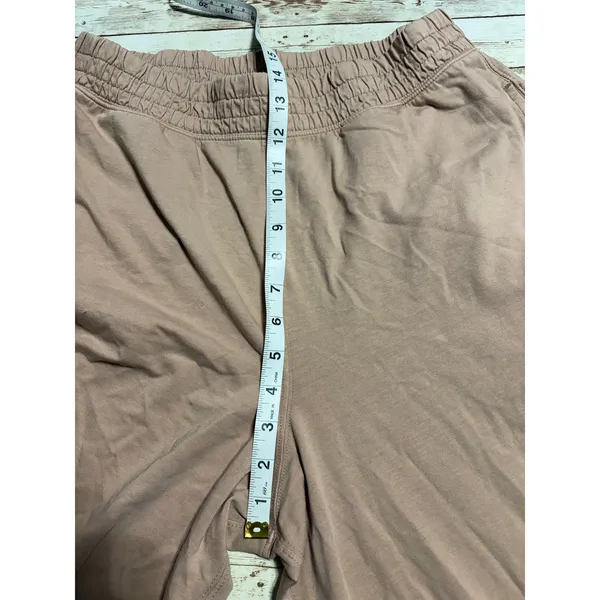 Free People Movement Slouchy Balloon Joggers Large Dusty Pink Stretchy Comfy FP - Image 8