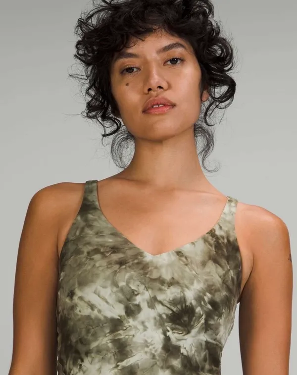 Lululemon Align Tank Top Diamond Dye Light Sage Medium Olive 6 - Image 7