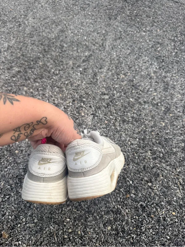 Nike Air Max White Gray Gum Sneakers Women’s Size 8 - Image 8