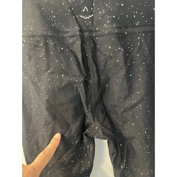 Beyond yoga alloy sparkle ombré black high‎ waist legging M - Image 8