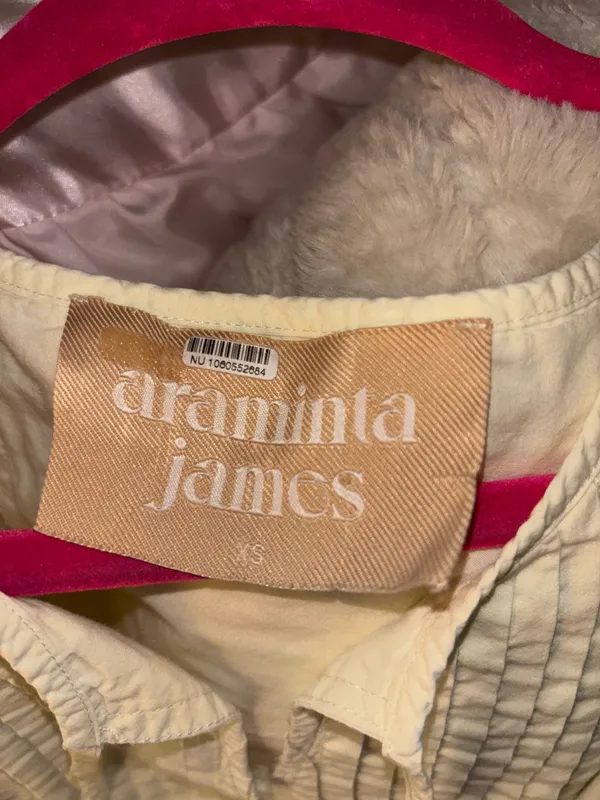 Arminita James Butter Yellow Dress - Image 4