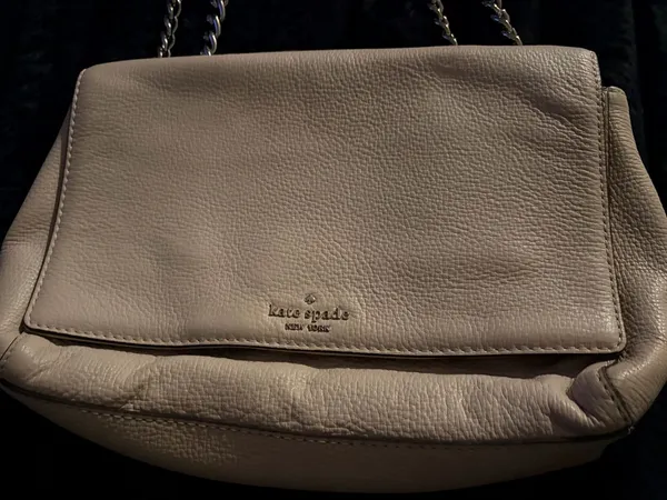 kate spade Pebbled Leather Shoulder Bag in Taupe - Image 3