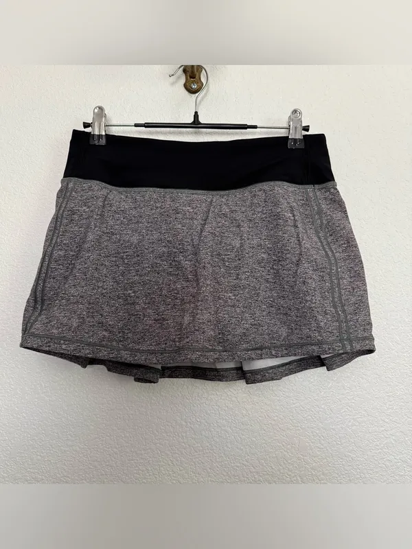 Lululemon Pace Rival Mini Skirt in Gray 4 Regular - Image 2
