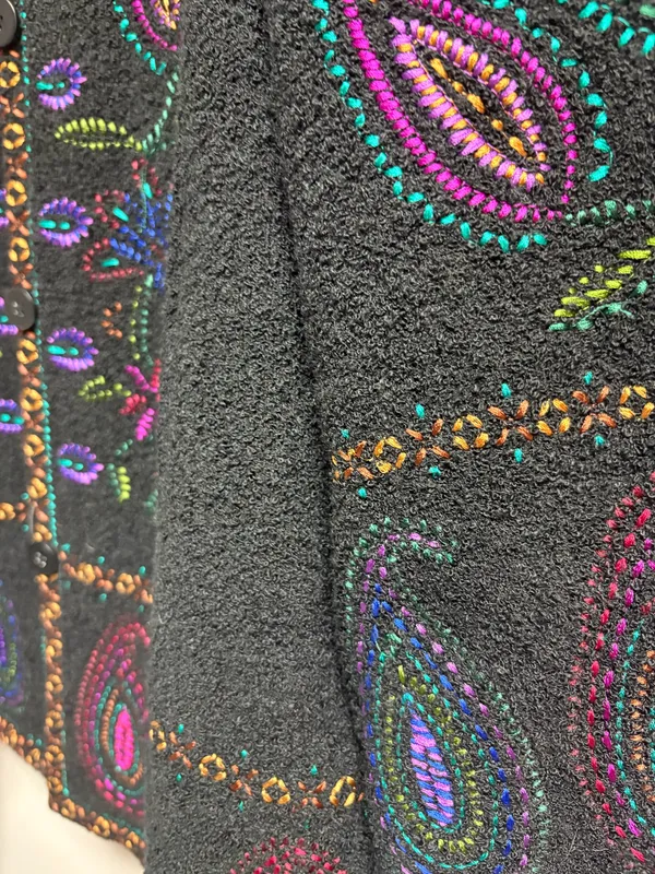 Embroidered jacket Gray Size M - Image 5