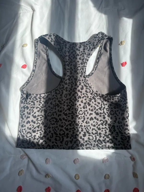 Evolution and creation cheetah print workout top - Image 3