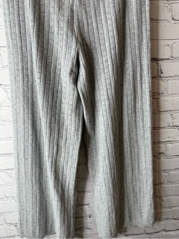 Magnolia Ribbed Knit Sleeveless Sweater Top and Wide-Leg Pants Set m/L - Image 7