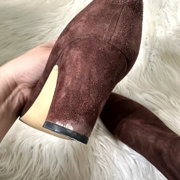 VTG Liz Claiborne Suede Ankle Boots Sz 8.5 - Image 10