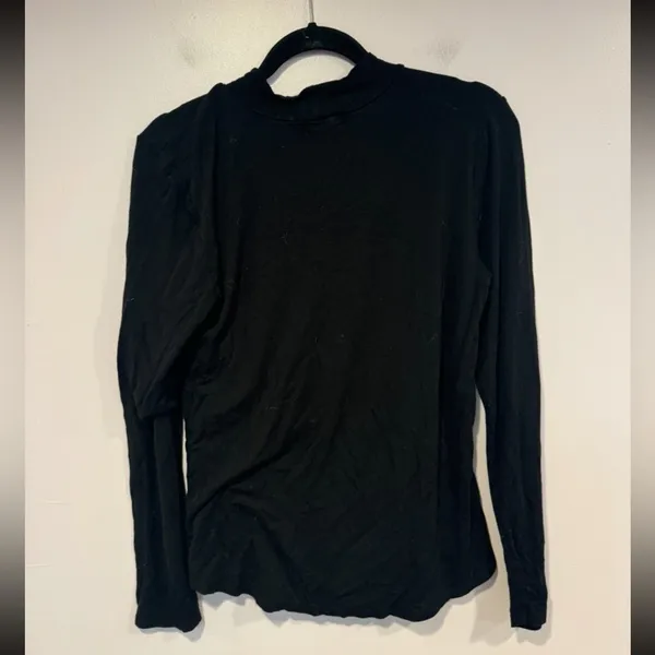Black Mock‎ neck Maurice’s soft long sleeve - Image 3